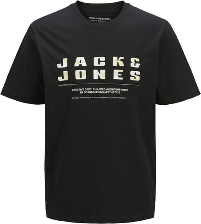 JACK&JONES - JCORECHARGE FRONT BRANDING TEE CRE JNR - Jongens - T-shirts