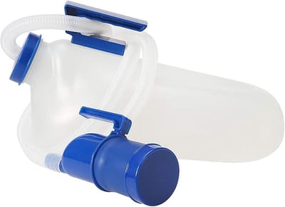 Urinoir Fles - Plasfles Heren - Bed Gebruik - Lekvrij Ontwerp - 3000 ML - Transparant