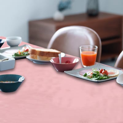 Allecto - Romantische kaasdoek tafelloper - Elegant tafeldecoratie - Roze - Perfect voor feesten en diners - Beschermt tegen vuil en slijtage