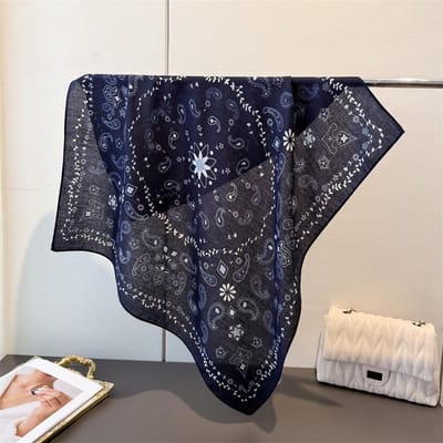 68x68cm Vierkante Sjaal Zijde Dames Necksjaal Hoofddoek Mode Sjaal Luxe Haar Nek Sjaals Hijab Bandana Pashmina Hoofdband 68x68cm gray