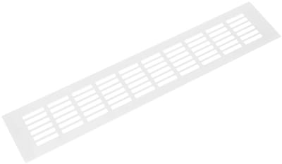 Aluminium Plintrooster - 500x80mm - Geanodiseerd aluminium - Inbouwrooster - Ventilatierooster