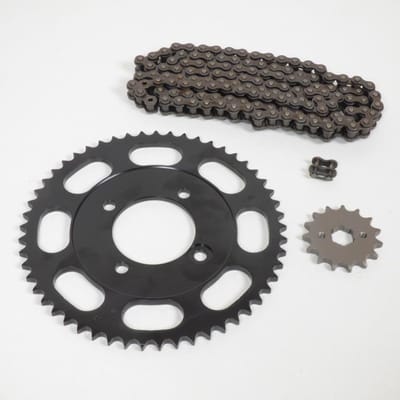 kettingset voor motor honda 125 mtx 1983 tot 1990 15x53 nieuw