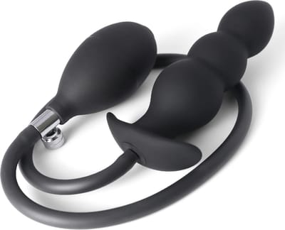 Buttplug - Buttplugs - Buttplug opblaasbaar - Prostaat Massage - Anaal plug - Zwart