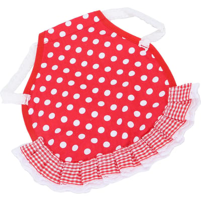 Gilet de poulet Belle dentelle élastique Animal de compagnie Protection du dos Tablier pour Poulet Canards Oies Type 1 red