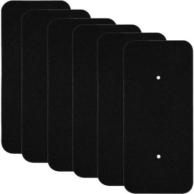 6-pack sponsfilters – Sponsfilters voor wasdrogers – Sponsfilters voor wasmachines – Praktische accessoires voor wasdrogers – Compatibel met wasdrogerfilters – Geschikt voor Candy 40006731 – 275 x 125 x 10 mm