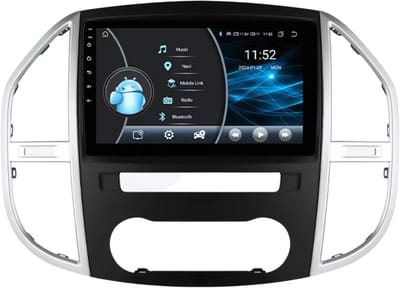 Autoradio met bluetooth - Carplay - Voor Mercedes Benz Vito W447 (2014-2021) - Geschikt voor Apple en Android - Stereo - Navigatie - Navigatiesysteem auto - 2GB 32GB