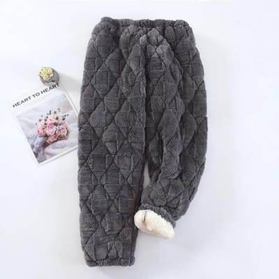 GROTE MATEN Lange Badjas met Capuchon Nachtkleding Katoen Gevoerde Flanel Set voor Koppels Winter Losse Huiskleding Verdikt Warm Nachtkleding 3XL black