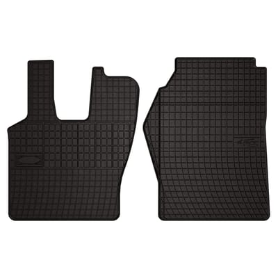 Wielganizator SolidPRO Serie - Rubberen Automatten - Scania R en G - 2004-2017 - Zwart - Maatwerk