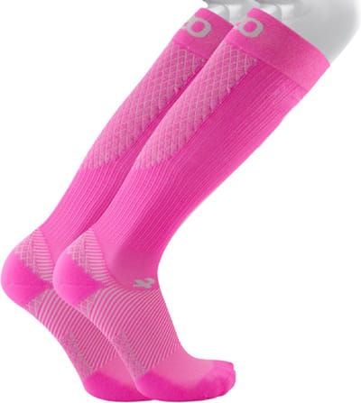 OS1st FS4+ fasciitis plantaris sport compressiesokken maat S (34-37) – roze – hielspoor – achillespeesontsteking – hielpijn – pijn aan de voetboog – naadloos