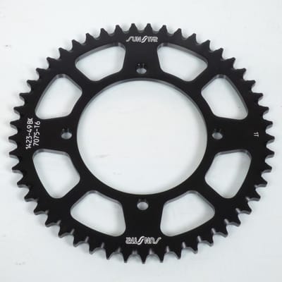 Couronne de transmission Sunstar pour moto Kawasaki 80 KX 1986 à 2000 49 dents / ARG Neuf