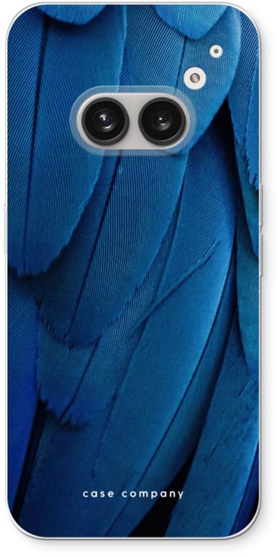 Case Company® - Hoesje geschikt voor Nothing Phone (2a) hoesje - Pauw - Soft Cover Telefoonhoesje - Bescherming aan alle Kanten en Schermrand