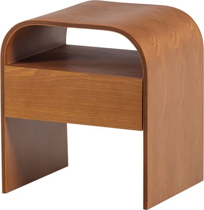 WOOOD Momo Nachtkastje - Hout - Bruin - 45x40x34