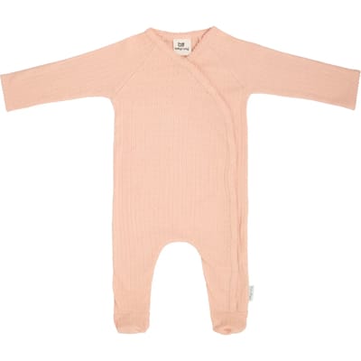Baby's Only Boxpakje met voetjes Dream - Baby Pyama - Kruippakje Baby - Boxpakje gemaakt van 100% ecologisch katoen - Peach - Maat 50 - GOTS