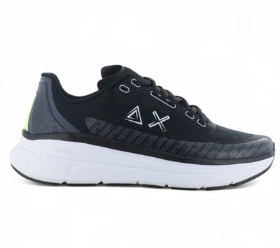 SUN68 Jupiter Air Mesh - Heren Sneakers Schoenen Zwart Z35126-11 , Maat: EU 40