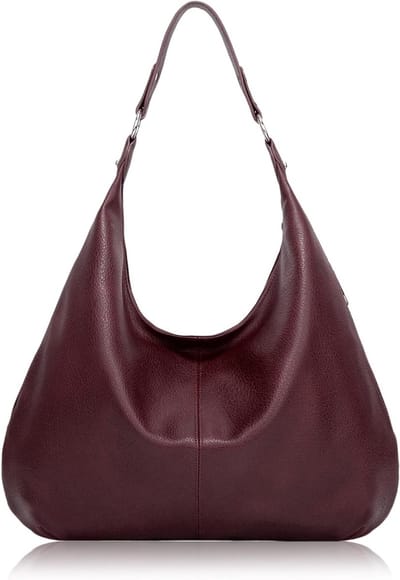 Vintage PU Leren Hobo Schoudertas voor Dames - Retro, Elegante Handtas met Grote Capaciteit voor Werk, Reizen en Winkelen