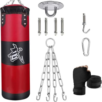 ApexArte® Kickboks Set Volwassenen - Boksset Kinderen - Bokshandschoenen