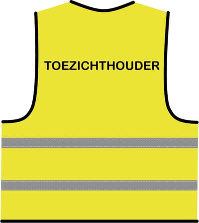 Hesje toezichthouder geel
