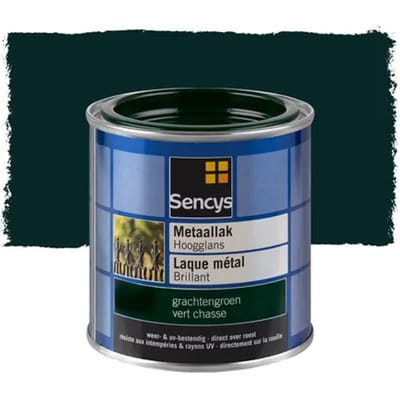 Sencys Metaallak Hoogglans Grachtengroen 250ml