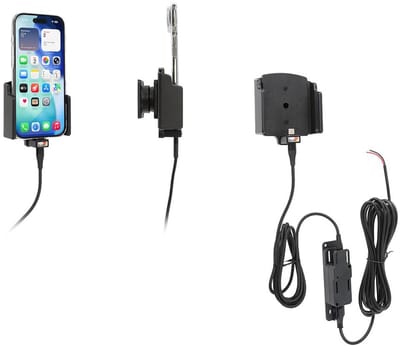 Brodit houder geschikt voor Apple Iphone Air verstelbare Actieve houder met vaste voeding 70-83/2-10mm
