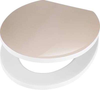 Toiletbril Duroplast - WC-deksel Ovaal - Badkamer Vernieuwen - Softclose Mechanisme - 150 kg belastbaar - Brons