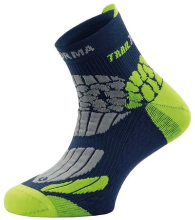 Enforma Sahara Anti-Geur - Hoge Compressie Hardloopsokken - Blauw/Zwart - XL (45-47)