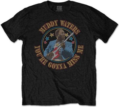 Muddy Waters - Gonna Miss Me Heren T-shirt - M - Zwart