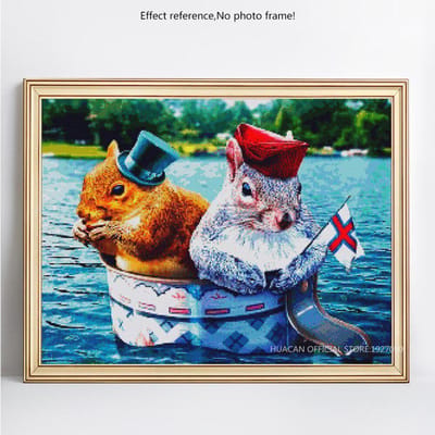 5D bricolage diamant peinture Animal pleine ronde broderie vente photo strass diamant 20X30 black