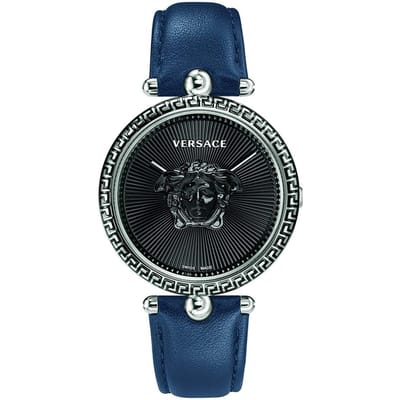 Versace VCO080017 Palazzo Empire 39 mm Dameshorloge marineblauwe kleur