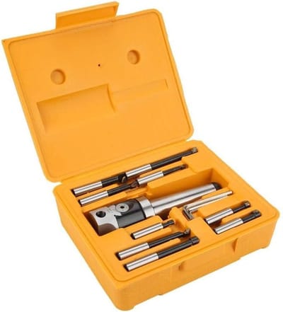 Complete 14-delige boorkopset met conische schacht, MT4-M16 adapter en 12mm boorbalken voor CNC-machines en precisiebewerking