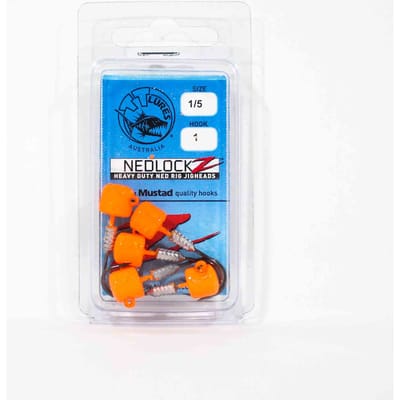 Tackle Tactics TT Nedlockz HD Jighead Oranje 1/5 1 5/pack (7557)