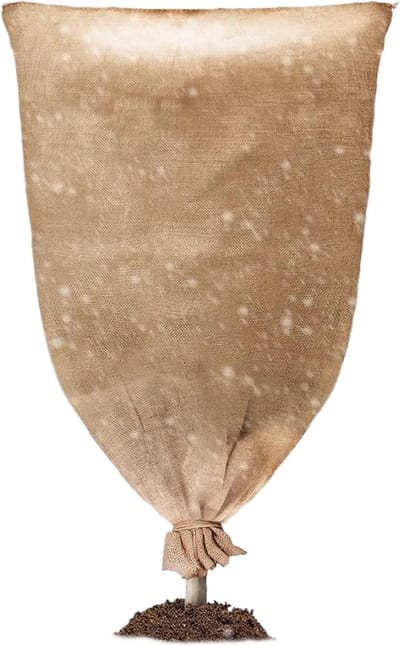 Plantenafdekking Jute - Vorstdeken Omwikkeling - Bescherming Tuinplanten - Natuurlijk Ademend Materiaal - 80x120cm of 110x180cm - Bruin