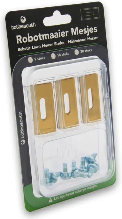 To the South® Titanium Endurance Mesjes geschikt voor Flymo Robotmaaiers - 3 stuks