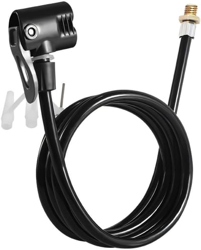 Dailygoods- Fietspompslang vervangingsslang - Slang voor ventielen - Lengte 120 cm - Geschikt voor fietsen/motoren/auto's - Duurzaam materiaal - Pomp Slang
