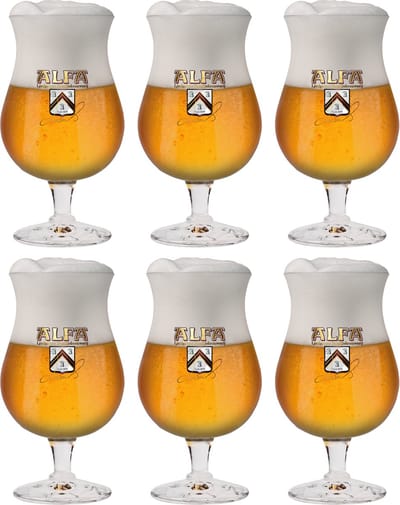 Alfa Bierglas Sommelier - 250 ml - 6 stuks