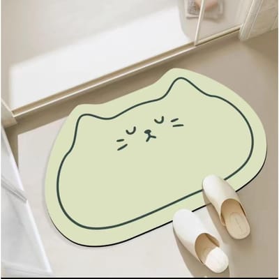 Diatomeeënaarde Kussende Badkamer Absorberend Vloerkleed Diatomeeënaarde Antislip Wasbaar Sneldrogend Eenvoudig Badkamermatje Scandinavische Stijl 30 * 50Cm