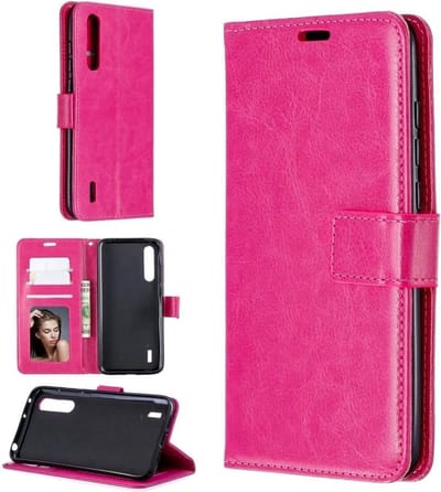 Bookcase Geschikt voor: Samsung Galaxy A50 / A50s / A30 - Roze - Portemonnee hoesje