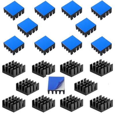 Aluminium koellichaam voor 3D-printers - 20 stuks - Zwart