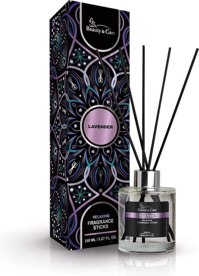 Lavendel geurstokjes - Beauty & Care - 150 ml. new