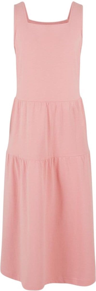 Urban Classics - 7/8 Length Valance Summer Kinder Lange jurk - Kids 110/116 - Roze