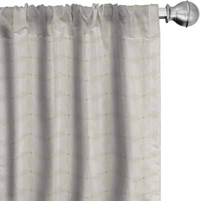 ABAKUHAUS Mozaïek – Gordijnen – Neutrale pastelkleuren – 2x75x245 cm – Parel/Stof