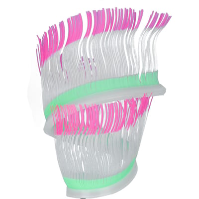 Aquarium Decoraties Zeeanemoon Vis Tank Siliconen Kunstmatig Gloeiende Plant Ornamenten SPink roze
