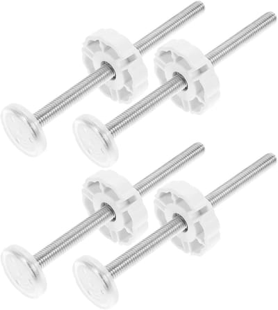 4 stuks schroefdraadspindelstangen voor babyroosters en huisdierdeuren, montageaccessoires voor bescherming en spantorverlenging, reserveonderdelen voor veilig gebruik
