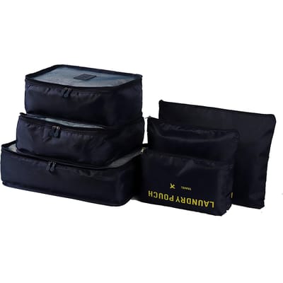 6 stuks Pakkubussen Bagagezakken Organizer Duurzaam Reizen Reisbagage Pakorganizers Set met