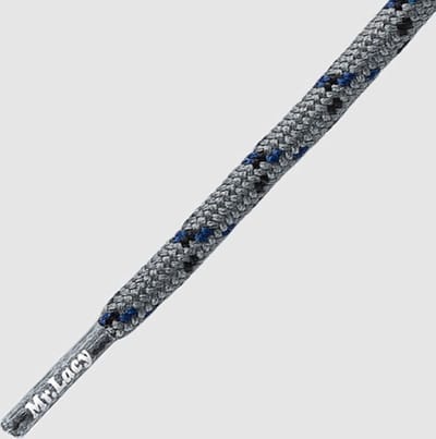 Mr.Lacy schoenveters-Rond-Hikies licht/grey-navy 180 cm lang 4 mm breed