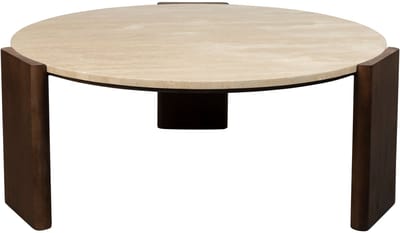 Dutchbone Valcour Salontafel Rond Bruin