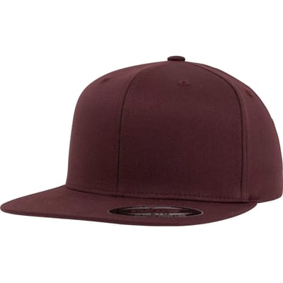 FLEXFIT Pet Flexfit Flat Visor FL6277FV - Maroon - S/M