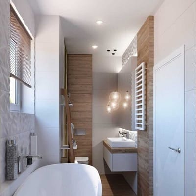 3x HOFTRONIC Barcelona - Badkamer inbouwspots LED - IP44 Waterdicht - Verwisselbare GU10 - Dimbaar - 5 Watt 400 Lumen - 4000K Neutraal wit licht - Wit - Ronde plafondspot Ø 73 mm - Spotjes verlichting voor buiten en binnen