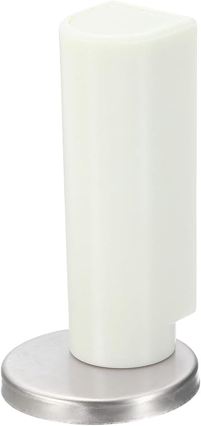 Magnetische Deurstopper - Deurvanger Magneet - Deuren Open Houden - Zonder Boren Montage - 75 cm Hoog - Wit