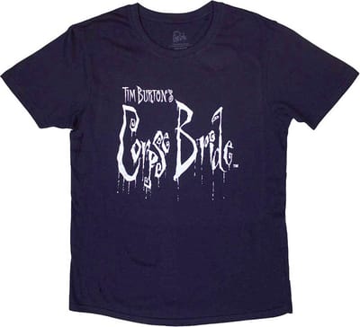 Corpse Bride - Logo Heren T-shirt - S - Blauw