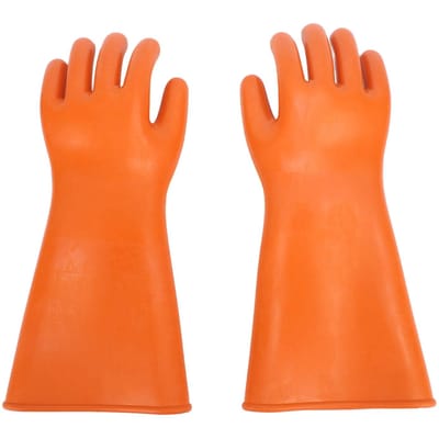 Rubber Handschoenen 35KV Hoogspanning Elektrisch Werk Isolatiebescherming Niet Statisch voor Lijnwerkers